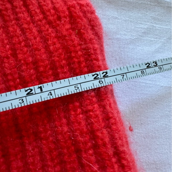 Anthropologie Red Cowl Neck Sweater - Picture 4 of 4